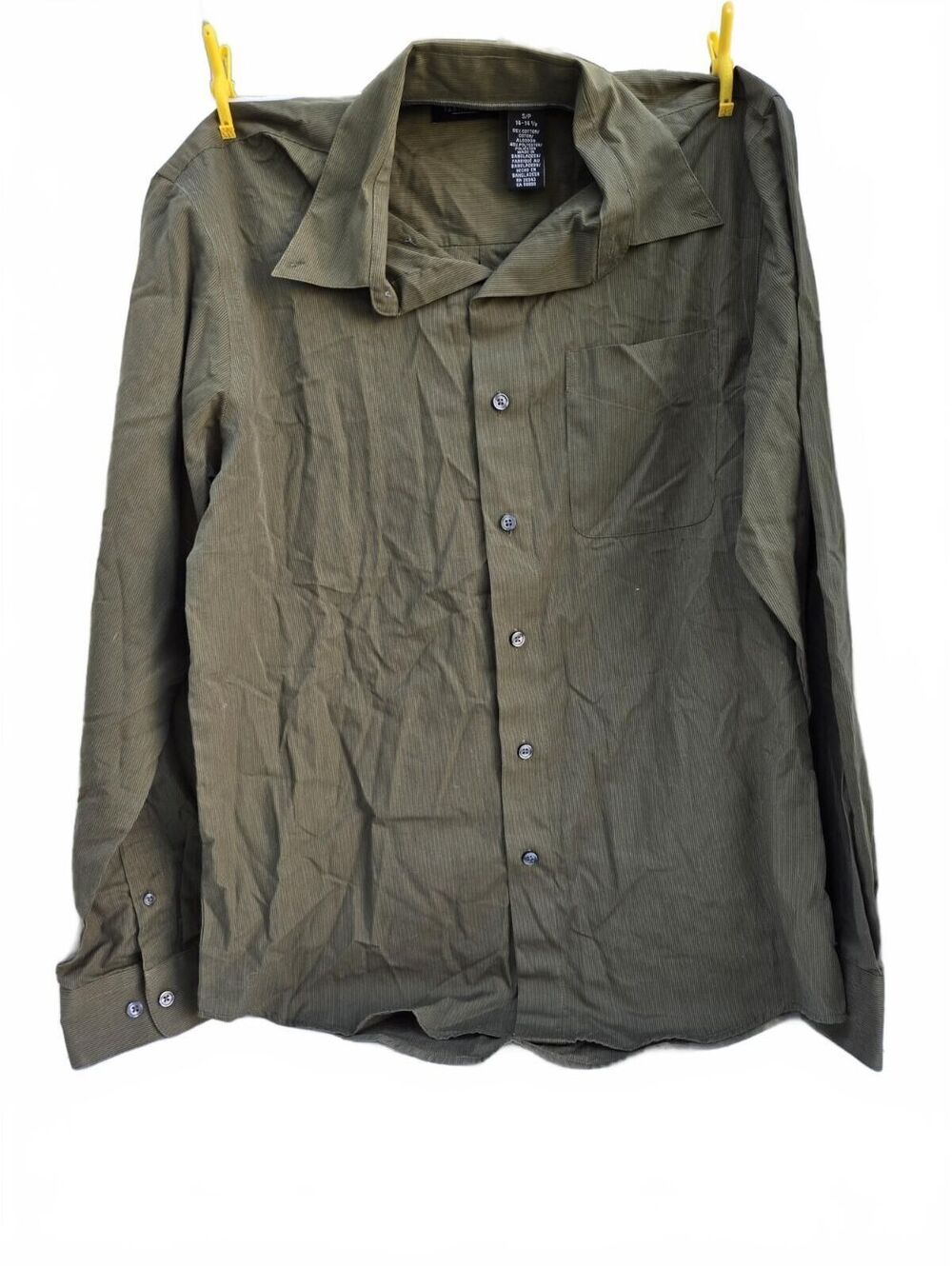 Van Heusen Men's Long Sleeve Button-Up Shirt small